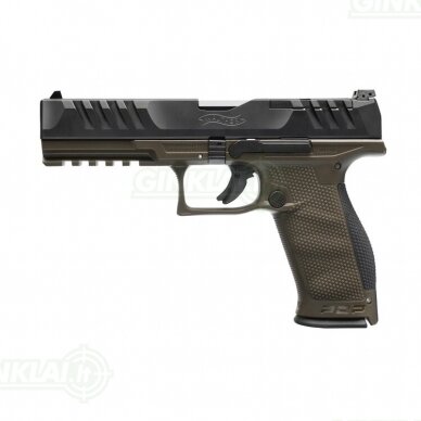 Pistoletas Walther PDP Full Size 5" OR OD Green, 9x19 Pistoletas Walther PDP Full Size 5" OR OD Green, 9x19