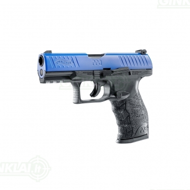 Pistoletas Walther T4E PPQ M2 7,5J 43 kal. mėlynas 1 Pistoletas Walther T4E PPQ M2 7,5J 43 kal. mėlynas 1