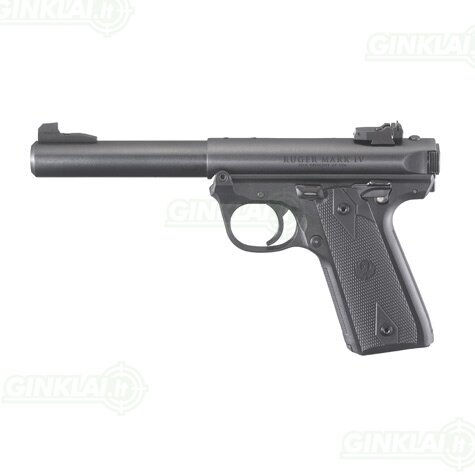 Pistoletas Ruger Mark IV 22/45 Black 5,5", 22LR 40107