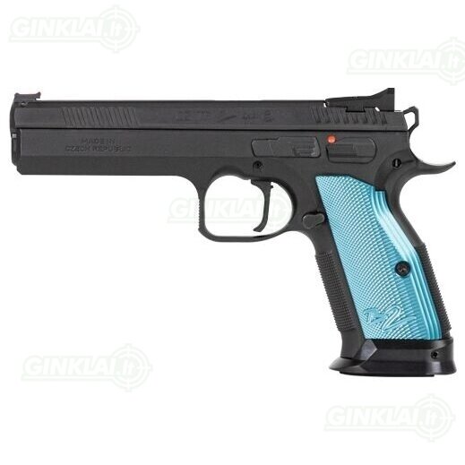 Pistoletas CZ TS 2, 9x19 Blue Grips Pistoletas CZ TS 2, 9x19 Blue Grips