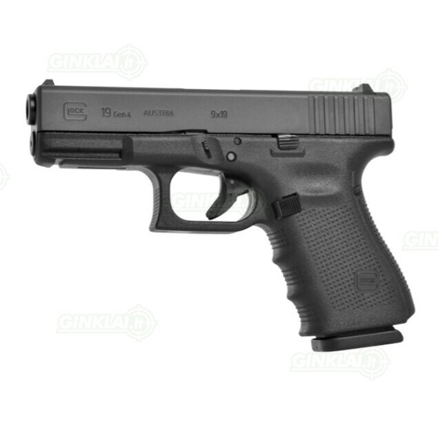 Pistoletas Glock 19 Gen4 9x19 Pistoletas Glock 19 Gen4 9x19