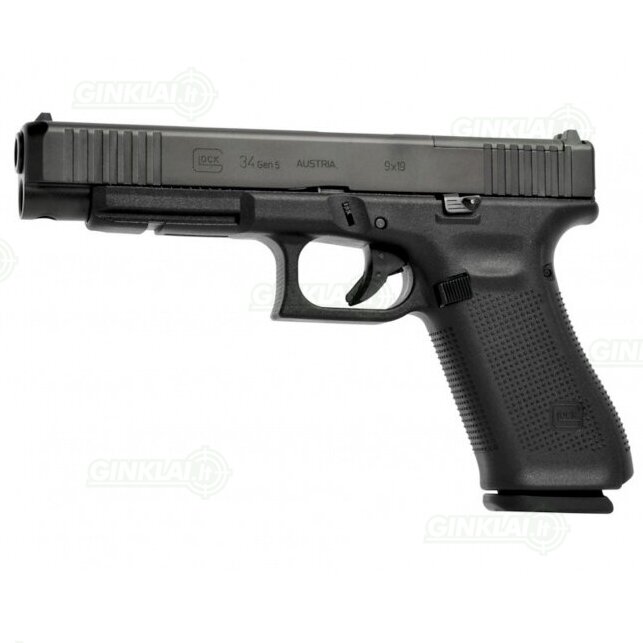 Pistoletas Glock 34 Gen5 MOS 9x19 Pistoletas Glock 34 Gen5 MOS 9x19