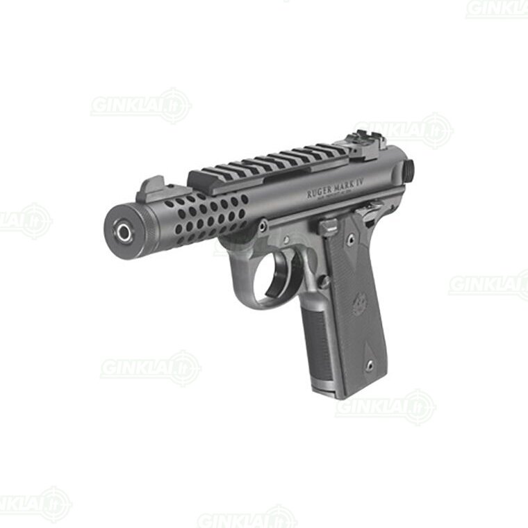 Pistoletas Ruger MK IV 22/45 Lite Black 4,4", 22LR 43906 1