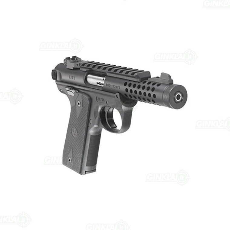 Pistoletas Ruger MK IV 22/45 Lite Black 4,4", 22LR 43906 2 Pistoletas Ruger MK IV 22/45 Lite Black 4,4", 22LR 43906 2