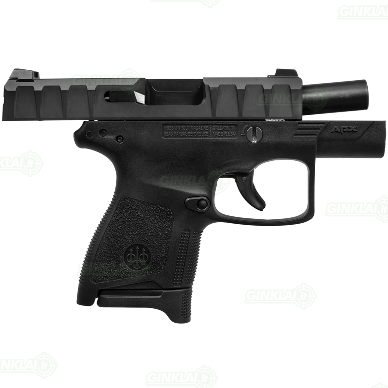 Pistoletas Beretta APX Carry Black, 9x19 4 Pistoletas Beretta APX Carry Black, 9x19 4