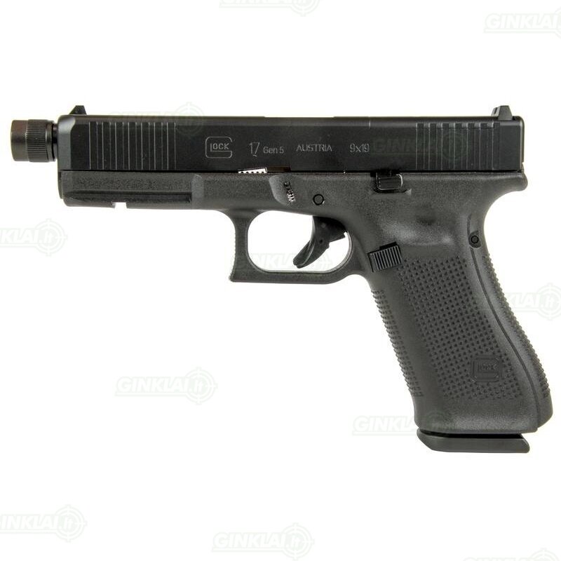 Pistoletas Glock 17 Gen5 FS Threaded, 9x19 Pistoletas Glock 17 Gen5 FS Threaded, 9x19