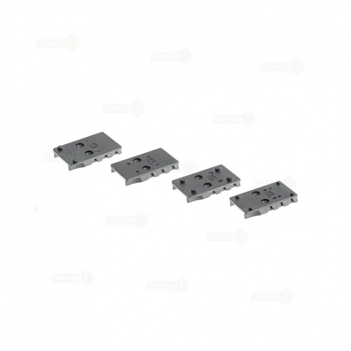 Plokštelių Rinkinys Umarex Walther PDP Plates Set of 4 Plokštelių Rinkinys Umarex Walther PDP Plates Set of 4