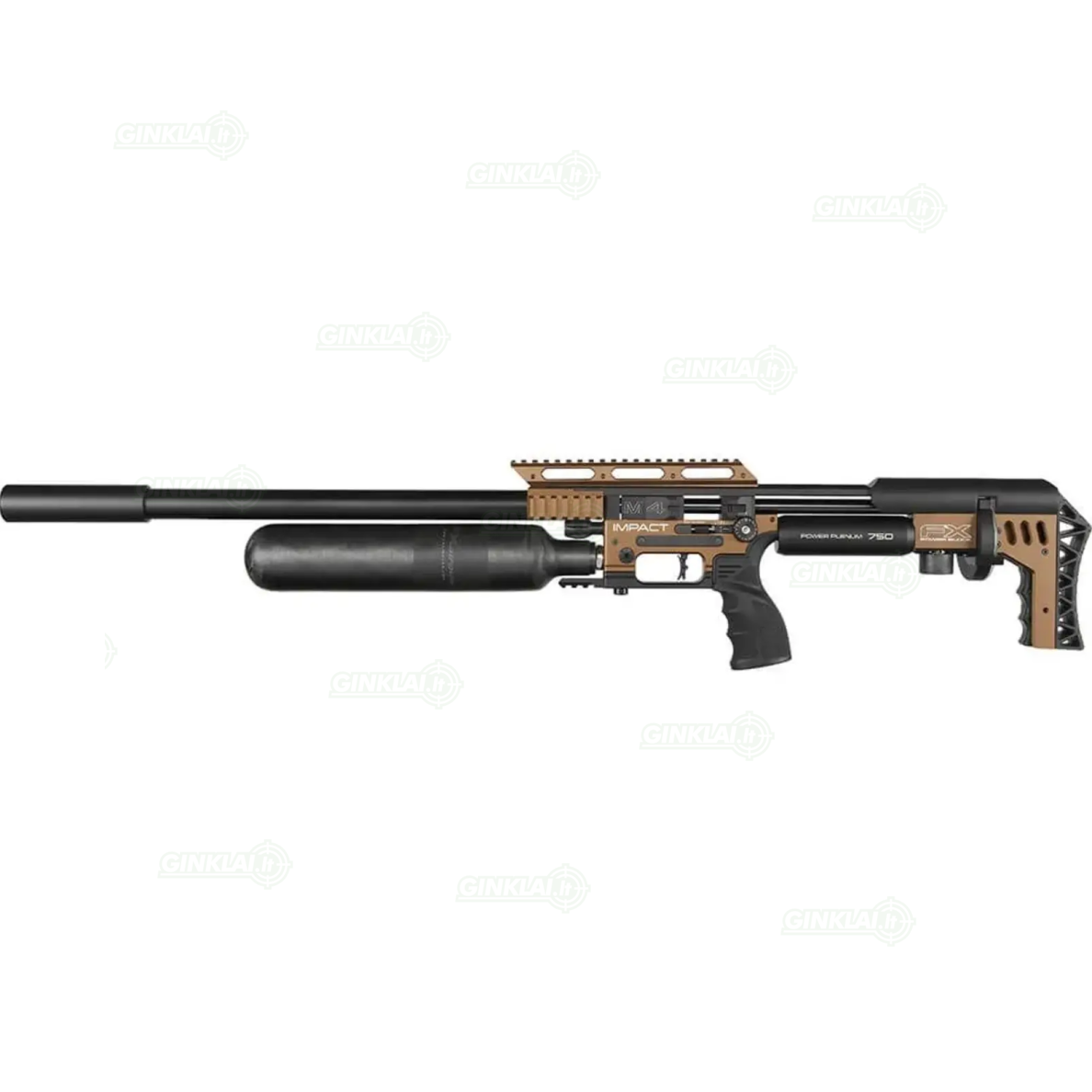 Pneumatinis PCP šautuvas FX Impact M4 Sniper Copper 5,5 mm 107 J