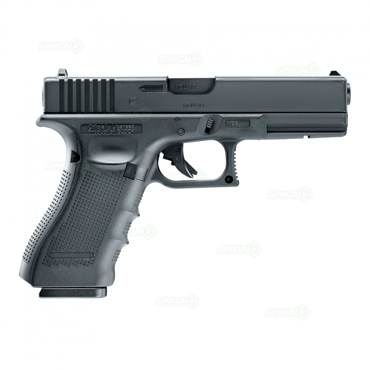 Pneumatinis pistoletas Glock 17 Gen4 4,5mm BBs 2