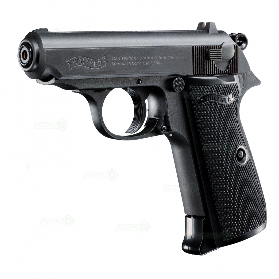Pneumatinis pistoletas Walther PPK/S 4,5 mm BBs 1 Pneumatinis pistoletas Walther PPK/S 4,5 mm BBs 1