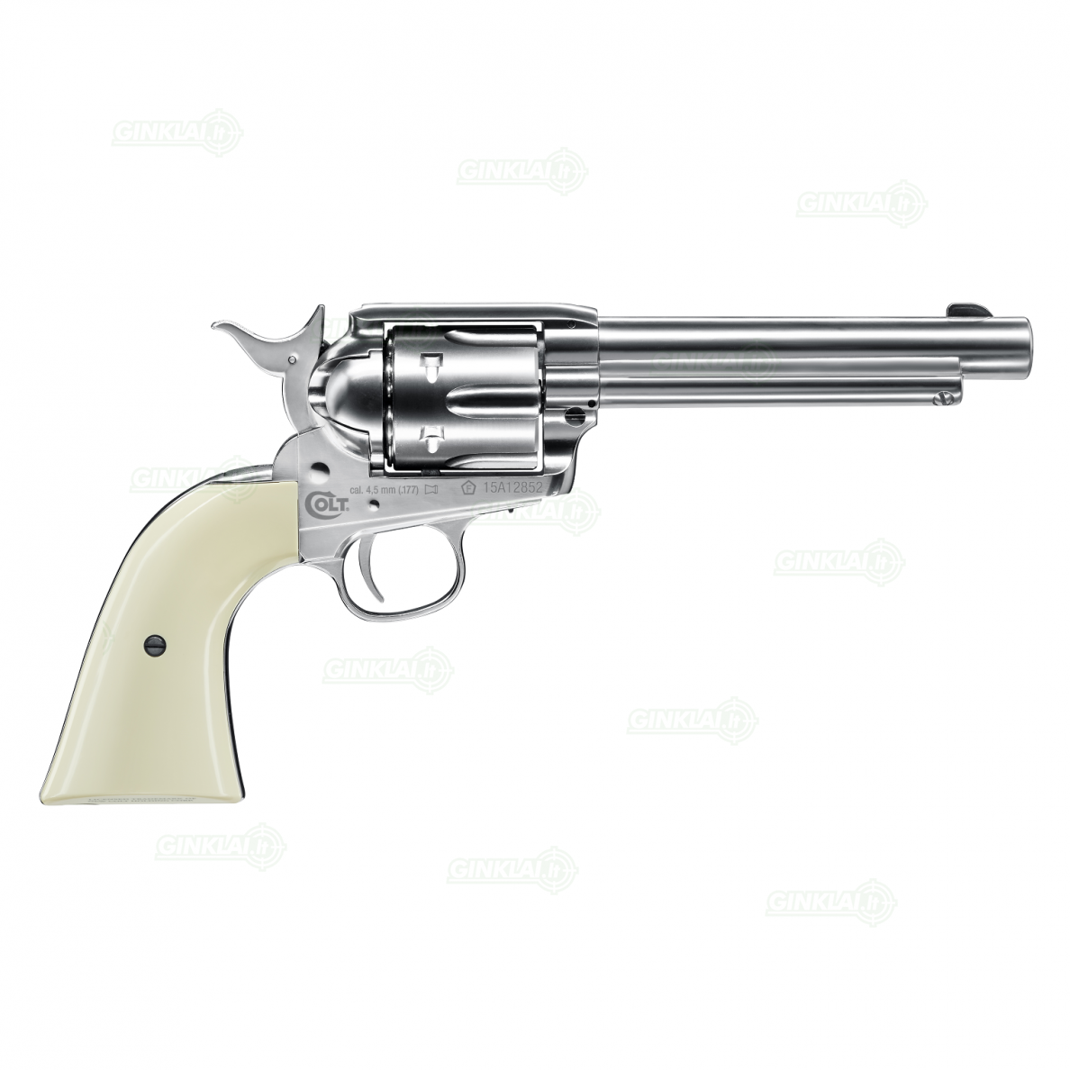 Pneumatinis revolveris Colt SAA 45 4,5mm Pellet 2 Pneumatinis revolveris Colt SAA 45 4,5mm Pellet 2