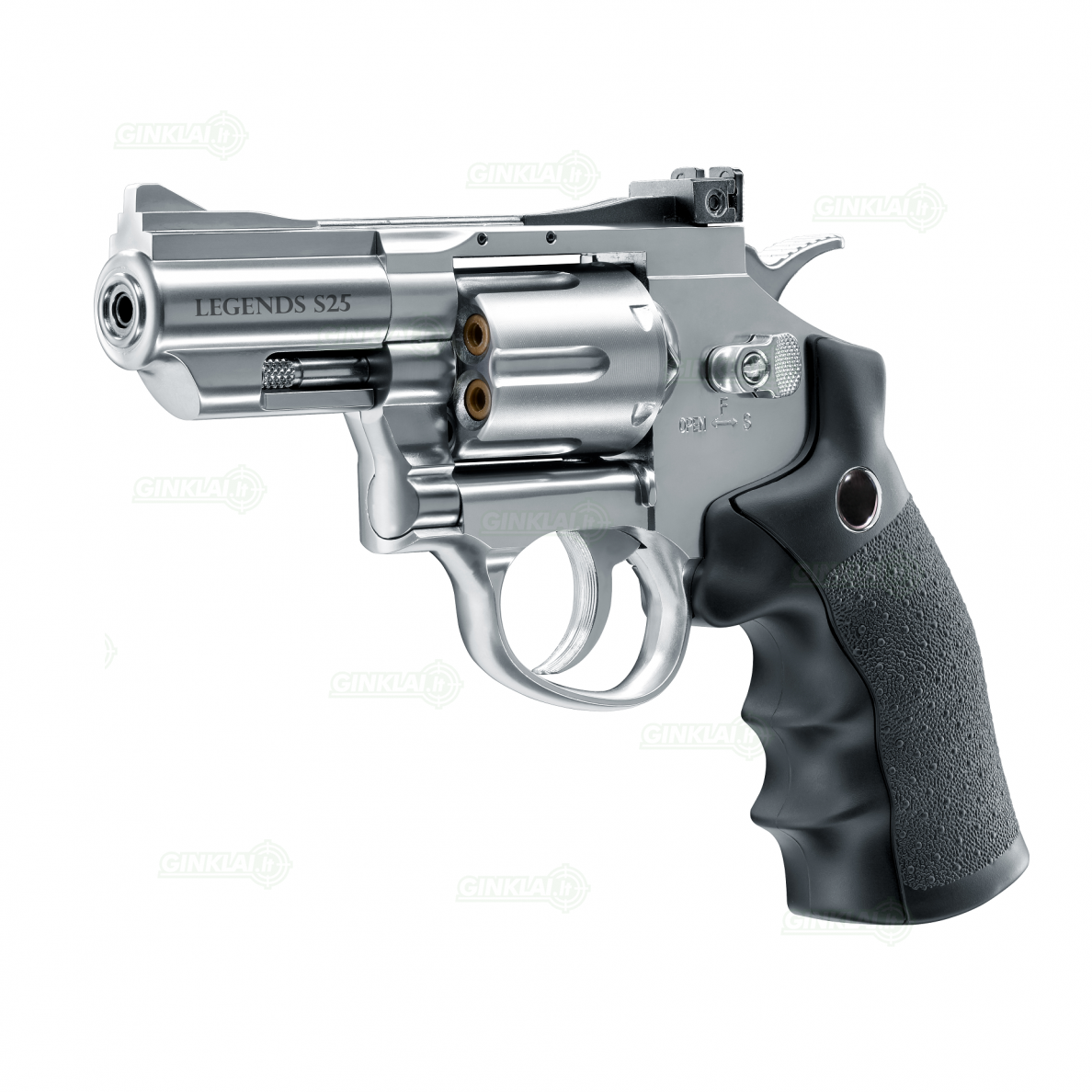Pneumatinis revolveris Legends S25 2,5" 4,5mm Pellet 1 Pneumatinis revolveris Legends S25 2,5" 4,5mm Pellet 1