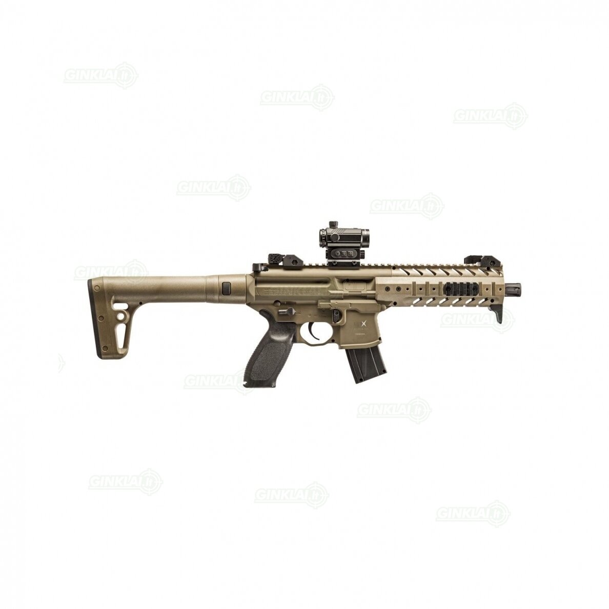 Pneumatinis šautuvas Sig MPX FDE 4,5 mm Pellet Red Dot Pneumatinis šautuvas Sig MPX FDE 4,5 mm Pellet Red Dot