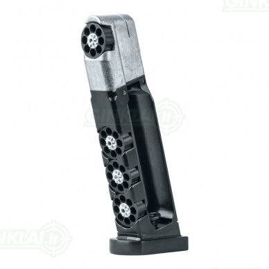 Pneumatinio pistoleto dėtuvė Glock 17 4,5 mm Pellet Pneumatinio pistoleto dėtuvė Glock 17 4,5 mm Pellet
