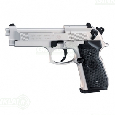 Pneumatinis pistoletas Beretta M 92 FS Satin Nickel 4,5 mm Pellet