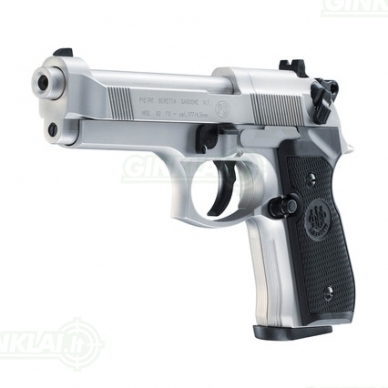 Pneumatinis pistoletas Beretta M 92 FS Satin Nickel 4,5 mm Pellet 1