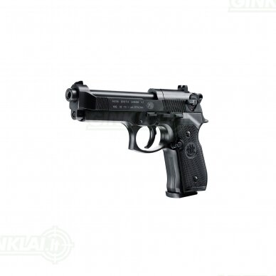 Pneumatinis pistoletas Beretta M92FS 4,5mm Pellet Black 1 Pneumatinis pistoletas Beretta M92FS 4,5mm Pellet Black 1