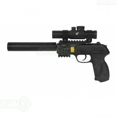 Pneumatinis pistoletas Gamo PT-85 Tactical Blowback, kal. 4,5 mm