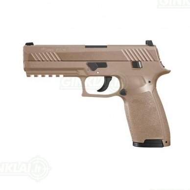 Pneumatinis pistoletas Sig Sauer P320 Coyote Tan 4,5 mm Pellet Pneumatinis pistoletas Sig Sauer P320 Coyote Tan 4,5 mm Pellet