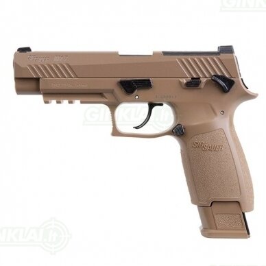 Pneumatinis pistoletas Sig Sauer P320-M17 Coyote Tan 4,5 mm Pellet Pneumatinis pistoletas Sig Sauer P320-M17 Coyote Tan 4,5 mm Pellet