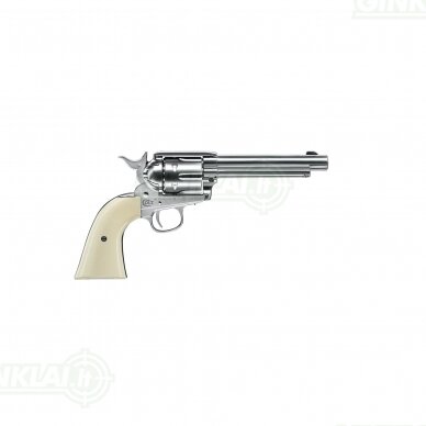 Pneumatinis revolveris Colt SAA 45 Nickel 4,5mm BB's