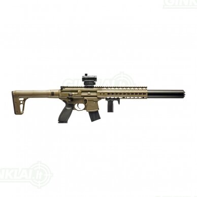 Pneumatinis šautuvas Sig MCX FDE 4,5 mm Pellet Red Dot Pneumatinis šautuvas Sig MCX FDE 4,5 mm Pellet Red Dot
