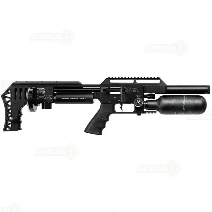 Pneumatinis PCP šautuvas FX Impact M3 Compact Black 7,62 mm 168 J