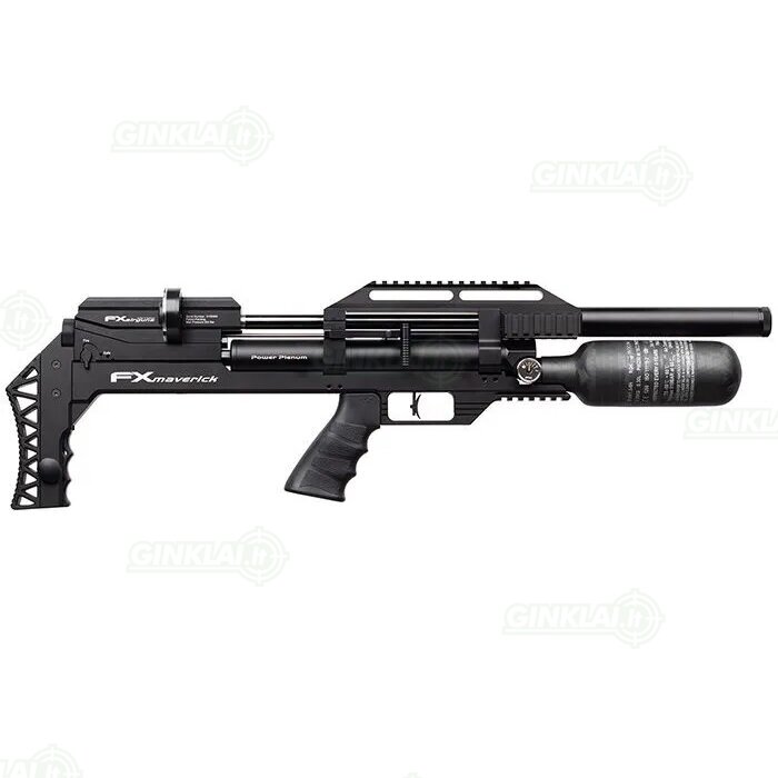 Pneumatinis PCP šautuvas FX Maverick Compact Black 6,35 mm 90 J Pneumatinis PCP šautuvas FX Maverick Compact Black 6,35 mm 90 J