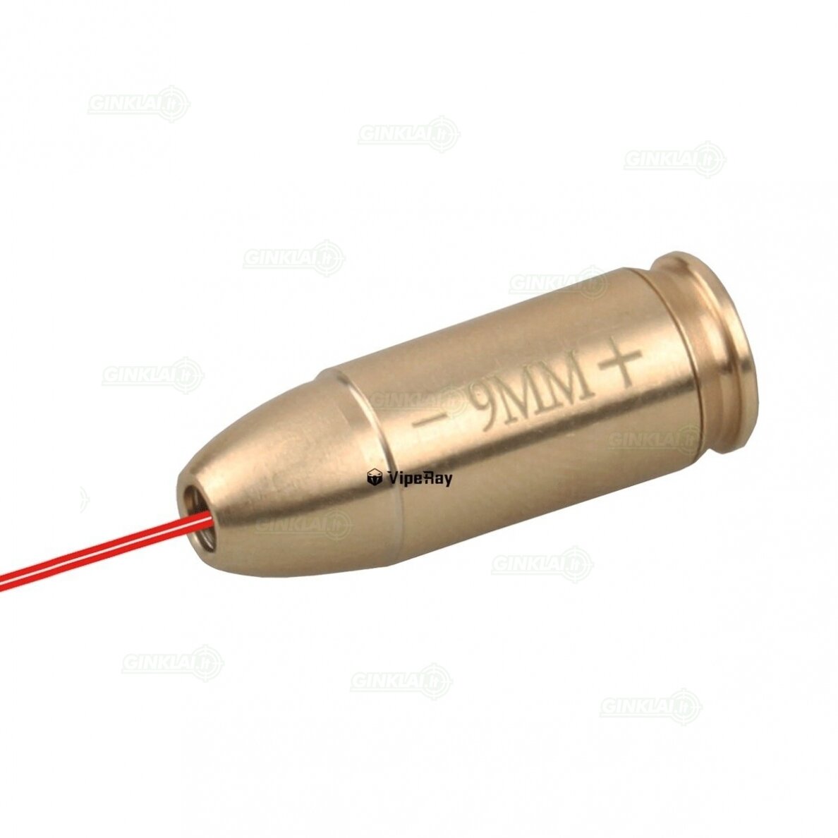 Prišaudymo lazeris Vector Optics Cartridge Red Laser Bore Sight 9 mm kalibrui