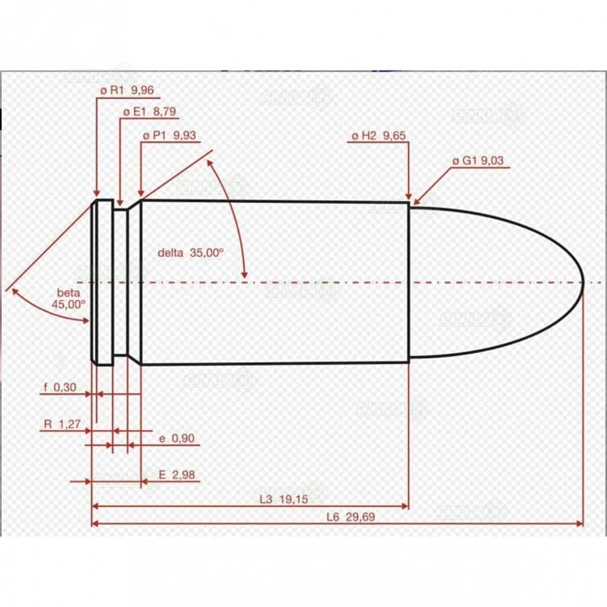 Prišaudymo lazeris Vector Optics Cartridge Red Laser Bore Sight 9 mm kalibrui 3