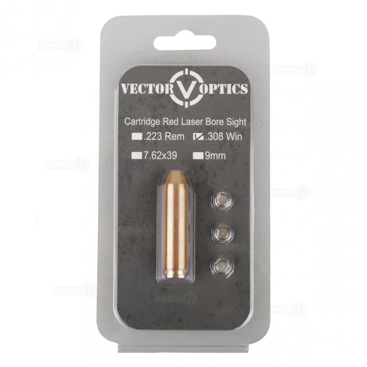 Prišaudymo lazeris Vector Optics Cartridge Red Laser Bore Sight .308 kalibrui 3 Prišaudymo lazeris Vector Optics Cartridge Red Laser Bore Sight .308 kalibrui 3