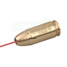 Prišaudymo lazeris Vector Optics Cartridge Red Laser Bore Sight 9 mm kalibrui