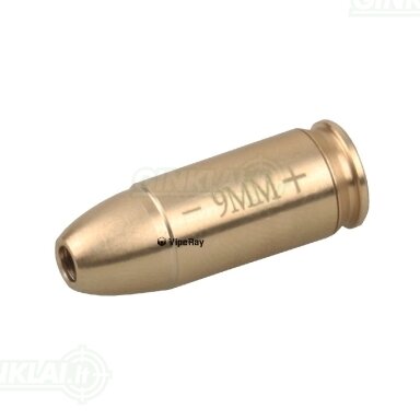 Prišaudymo lazeris Vector Optics Cartridge Red Laser Bore Sight 9 mm kalibrui