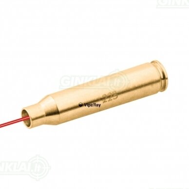 Prišaudymo lazeris Vector Optics Cartridge Red Laser Bore Sight .223 Rem. kalibrui Prišaudymo lazeris Vector Optics Cartridge Red Laser Bore Sight .223 Rem. kalibrui