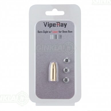 Prišaudymo lazeris Vector Optics Cartridge Red Laser Bore Sight 9 mm kalibrui 2