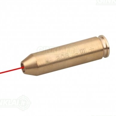 Prišaudymo lazeris Vector Optics Cartridge Red Laser Bore Sight .308 kalibrui Prišaudymo lazeris Vector Optics Cartridge Red Laser Bore Sight .308 kalibrui