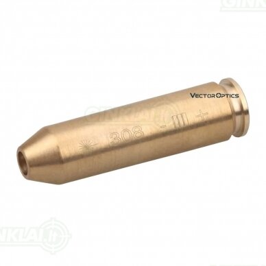 Prišaudymo lazeris Vector Optics Cartridge Red Laser Bore Sight .308 kalibrui 1 Prišaudymo lazeris Vector Optics Cartridge Red Laser Bore Sight .308 kalibrui 1