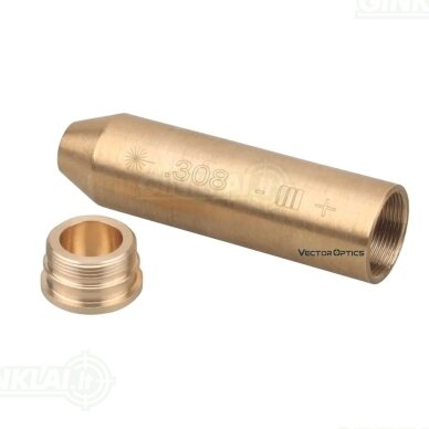 Prišaudymo lazeris Vector Optics Cartridge Red Laser Bore Sight .30-06 kalibrui 2 Prišaudymo lazeris Vector Optics Cartridge Red Laser Bore Sight .30-06 kalibrui 2