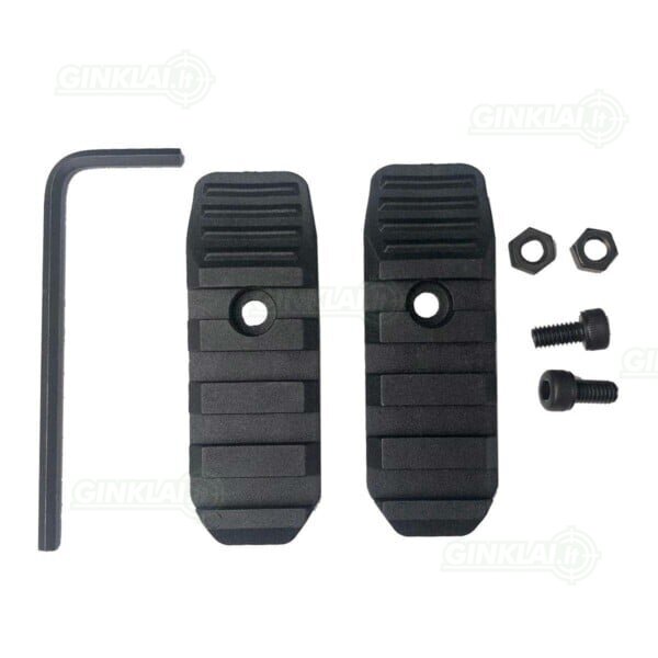 Picatinny bėgelis Recover Tactical 2020 Side Tracks, Black SR20-01