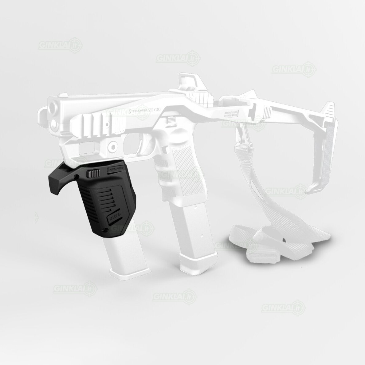 Rankena Recover Tactical MG9 Angled Mag Holder for GLOCK, Black MG9-01 1