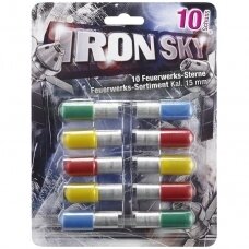 Raketos dujiniams ginklams Umarex Iron Sky 4 spalvų, 10 vnt.