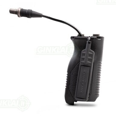 Rankena Strike Industries M-LOK® Angled Vertical Grip ilga, juoda - SI-AR-CMAG-L