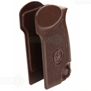 Rankena MP 654 Makarov pneumatiniam pistoletui rudos spalvos
