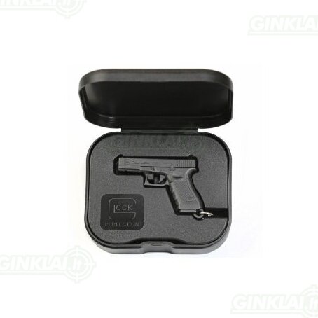 Raktų pakabukas pistoletas Glock Gen4 Juodas 33423 su dėžute Raktų pakabukas pistoletas Glock Gen4 Juodas 33423 su dėžute