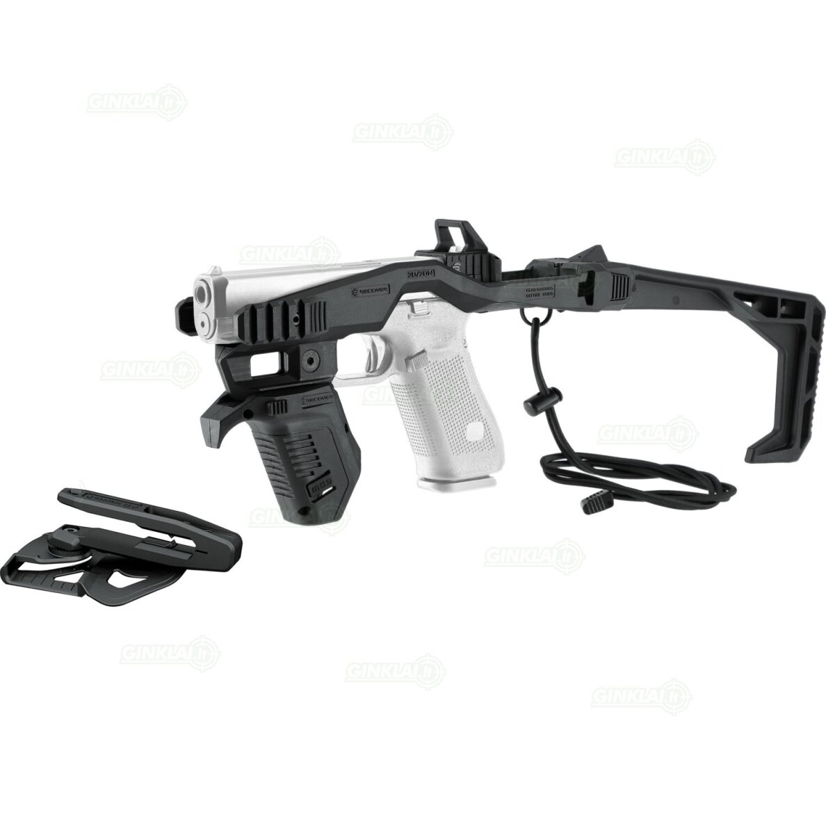 Recover Tactical 20/20N Glock MG NH Kit, Stock, Black 2020NH-ST-01 Recover Tactical 20/20N Glock MG NH Kit, Stock, Black 2020NH-ST-01