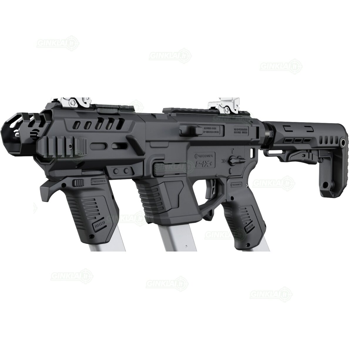 Recover Tactical P-IX+ MG Kit For Glock Stock + Tube, Black PIXPMG-ST-01 Recover Tactical P-IX+ MG Kit For Glock Stock + Tube, Black PIXPMG-ST-01