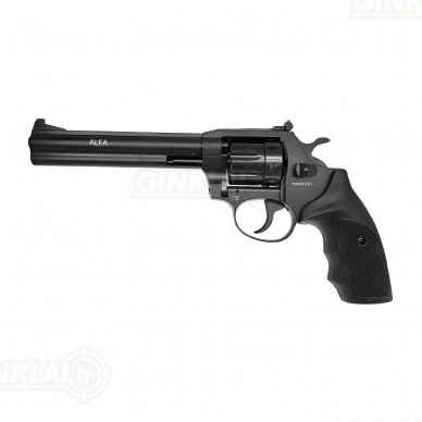 Revolveris Alfa 661 kal. 6mm Flobert, vamzdis 15 cm gumine rankena
