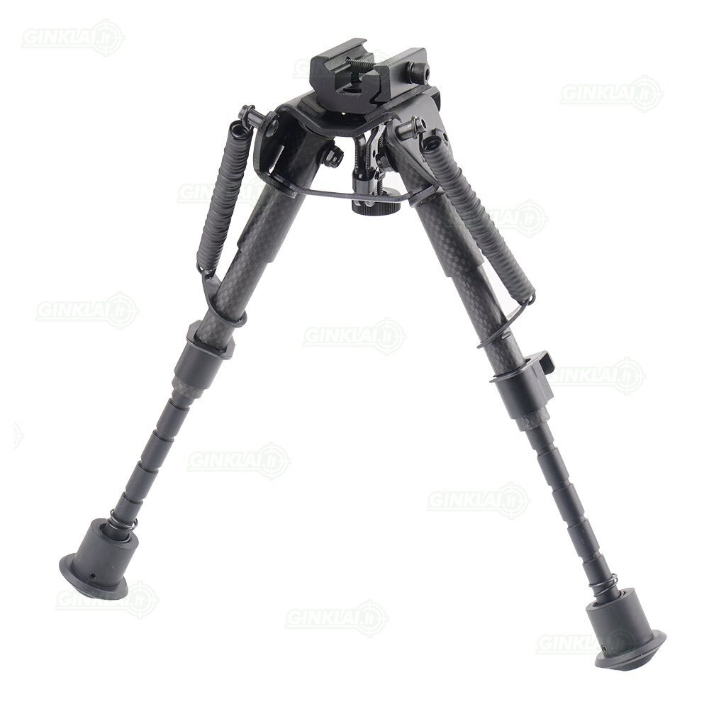 Šaudymo kojelės Rokstad Carbon Fiber Spring Bipod Non Swivel 155-230 mm Harris / Picatinny RSCFP-06 2