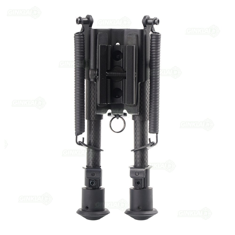 Šaudymo kojelės Rokstad Carbon Fiber Spring Bipod Non Swivel 155-230 mm Harris / Picatinny RSCFP-06 5