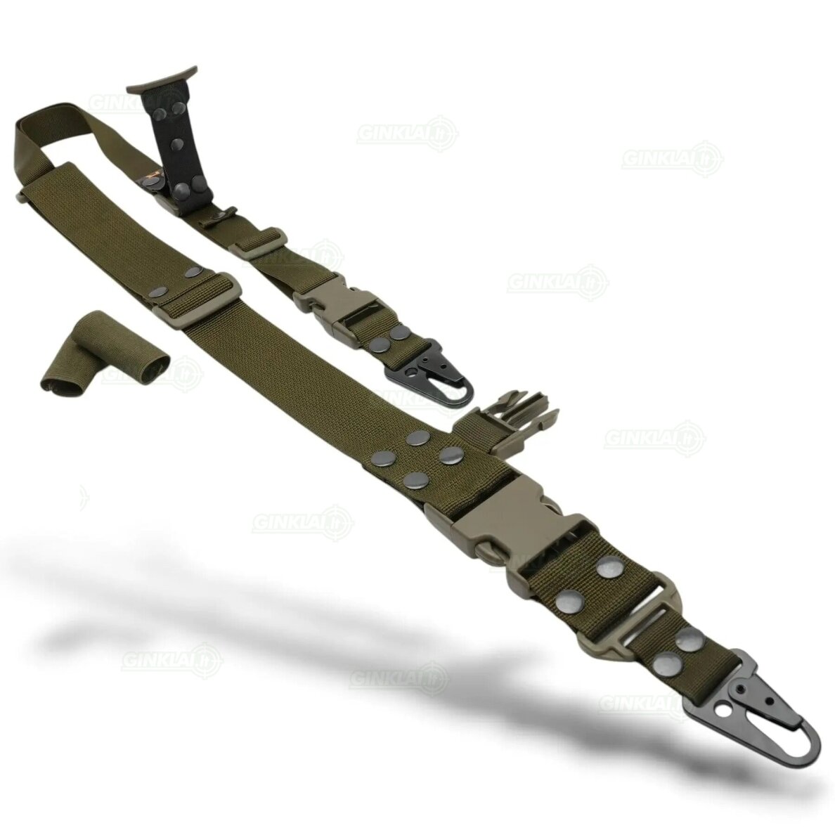 Šautuvo diržas RAGNAROK ODIN Gen.II Single-Two Point Weapon Sling OD Green, HK Snap Hook Šautuvo diržas RAGNAROK ODIN Gen.II Single-Two Point Weapon Sling OD Green, HK Snap Hook